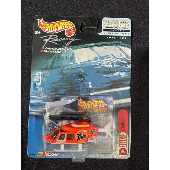 Hot Wheels Racing NASCAR Deluxe Kodak Max Film & Tide Helicopter Diecast ~ NEW - Picture 11 of 16